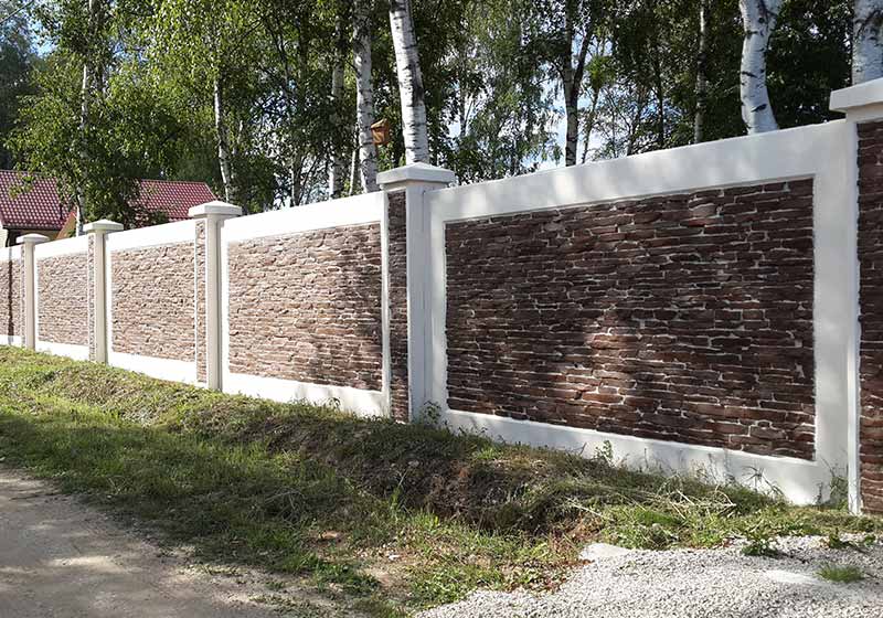 Бетонный забор — подробная инструкция как построить красивый и практичный бетонный забор