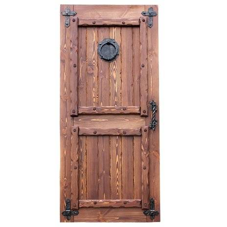 Как состарить деревянную дверь?