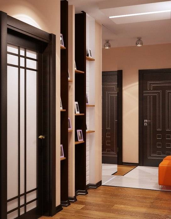 Темные двери в интерьере квартиры – фото и примеры дизайна