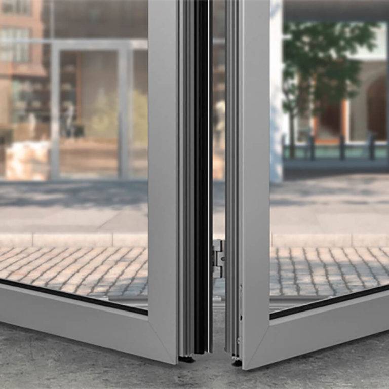 Раздвижные алюминиевые двери - теплые и межкомнатные, 6 типов механизма.