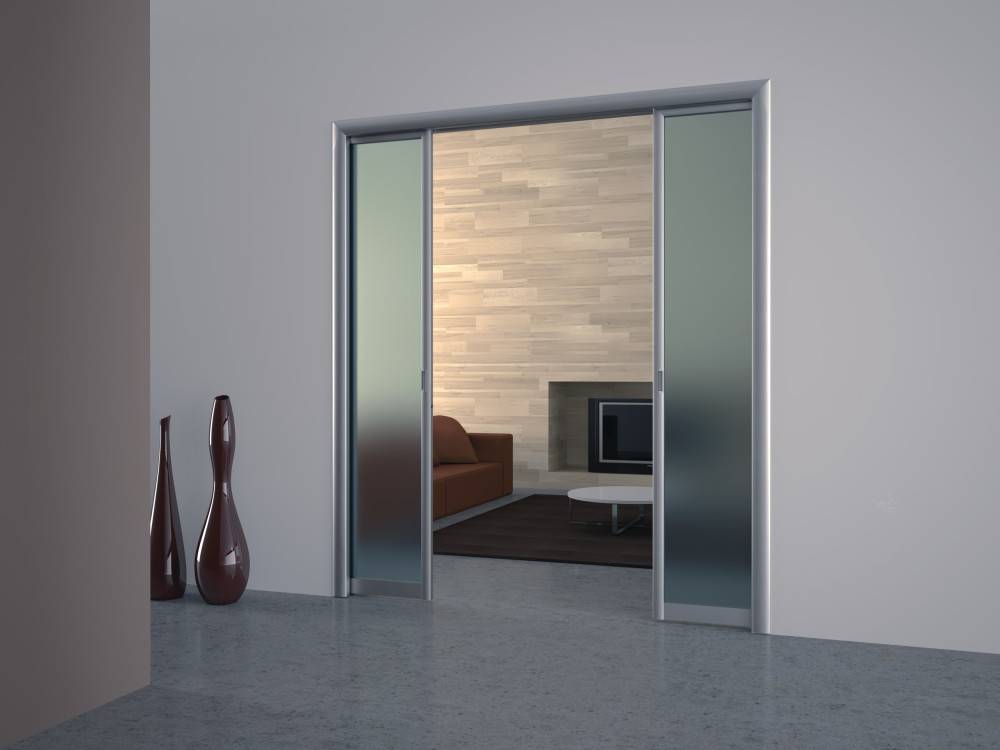 Двери купе в комнату: алюминиевые, "классика", со вставками из стекла, фото и видео примеров