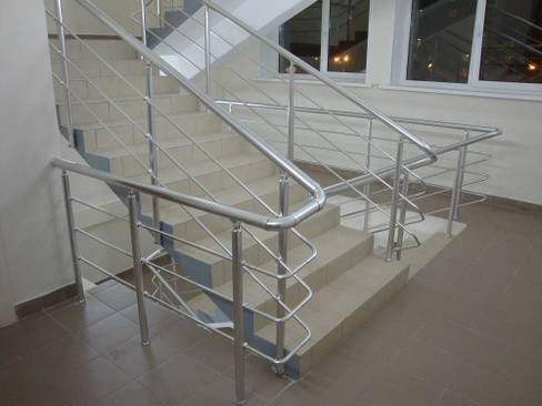 Алюминиевые перила для лестниц своими руками - ограждения из алюминия