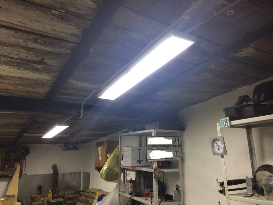 Светодиодные светильники для гаража