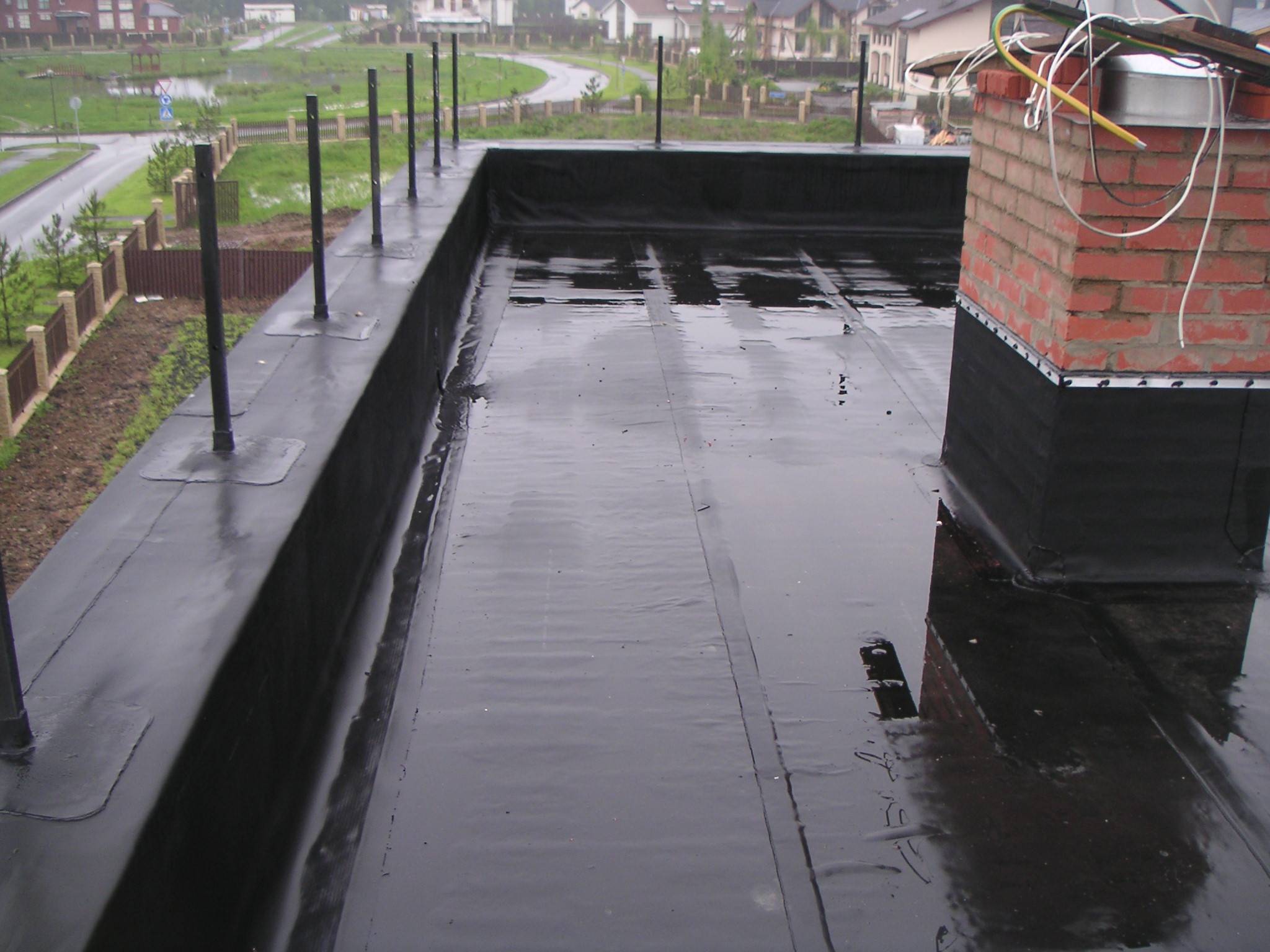 Гидроизоляция плоской крыши