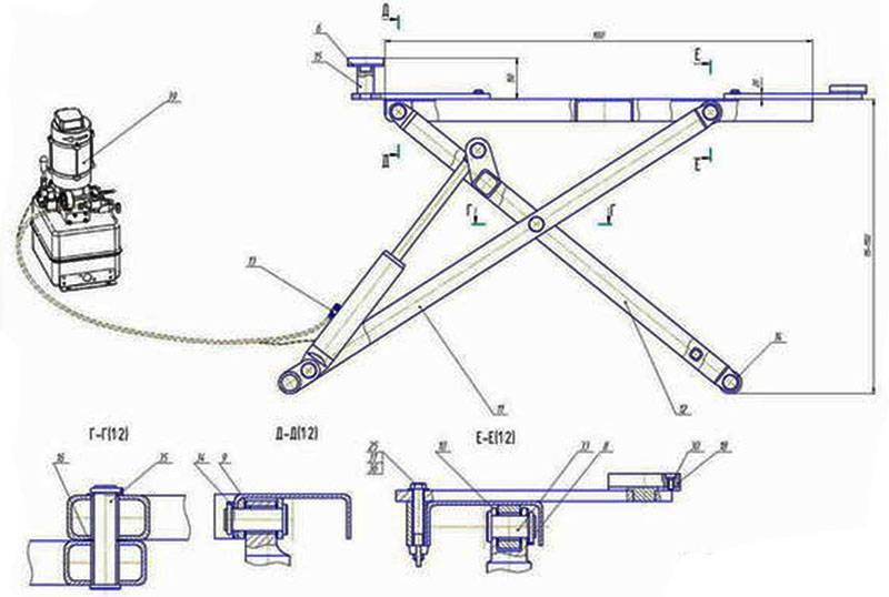 Как сделать автомобильный подъёмник для гаража своими руками? 2 простых для исполнения устройства | auto-gl.ru