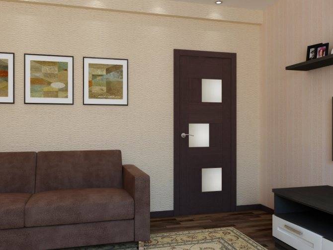 Двери в интерьере квартиры: как правильно выбрать цвет, фото-примеры, светлые и невидимые полотна