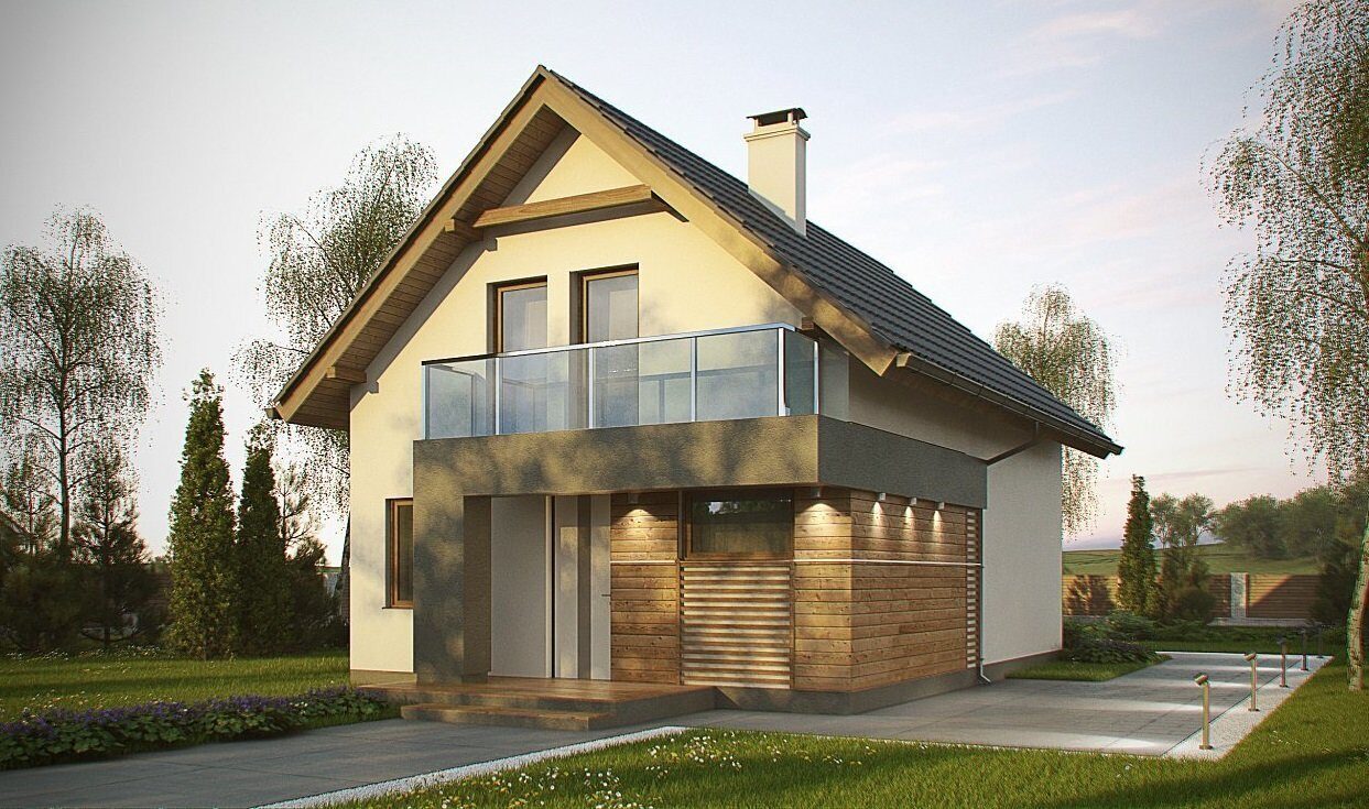 Планировка двухэтажного дома с гаражом: размеры, чертежи