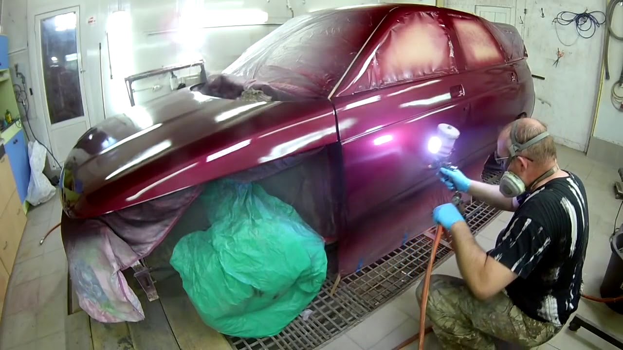 Покраска авто в гараже своими руками: работа в гаражных условиях