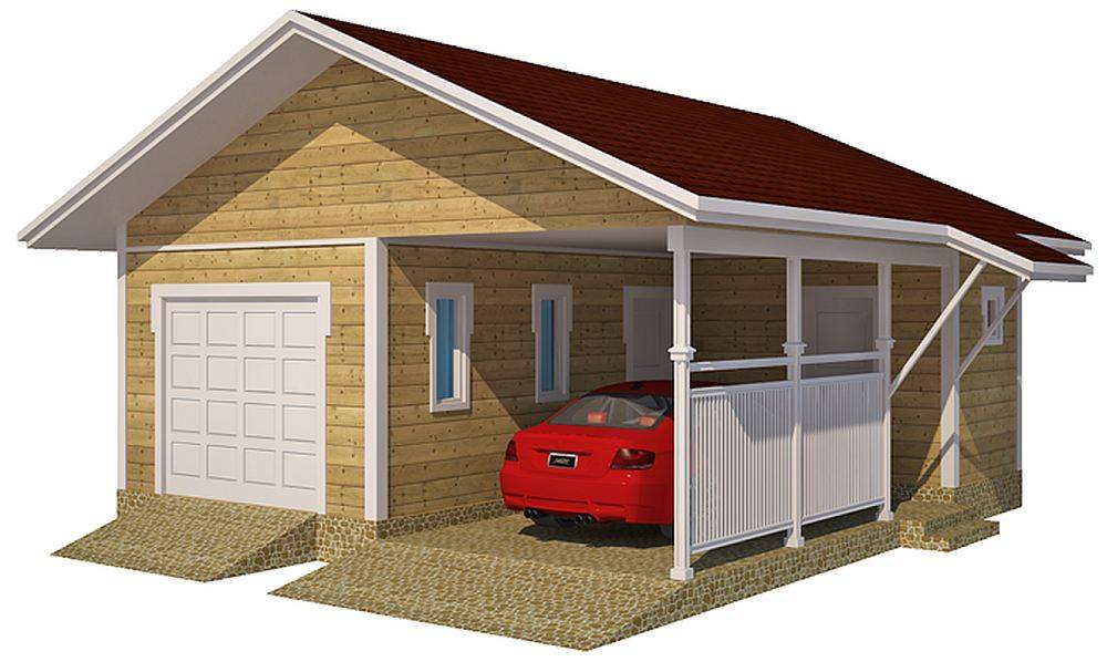 Как пристроить гараж к дому