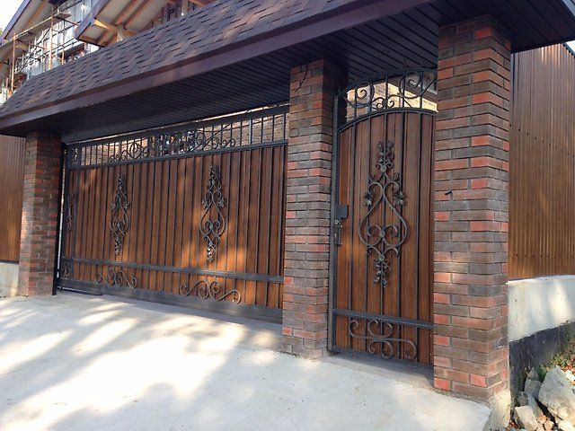 Арки из металла для дачи. 10 фото