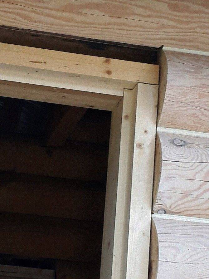 Обсада для окон в деревянном доме: изготовление и установка коробки
