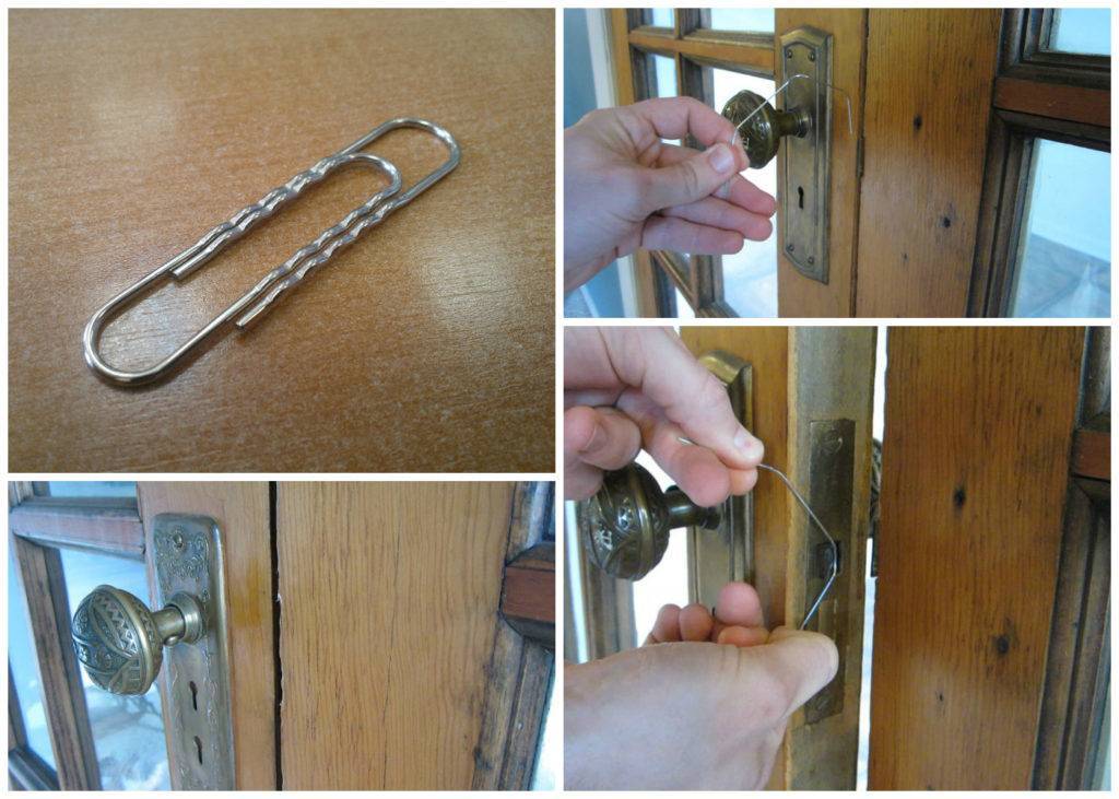 Как можно закрыть входную и межкомнатную дверь в квартире, доме без ключа, без замка снаружи и изнутри: способы, советы, видео